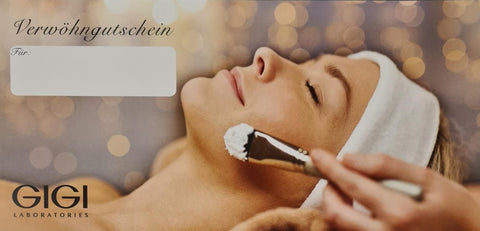 Vervöhngutschein für GIGI Behandlung, 20 Stück Set